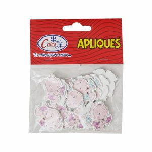 Apliques Diseño Bebes CELINA 15 Piezas