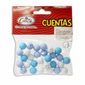 Mullos Plásticos Azules CELINA 1 Pieza