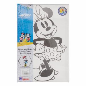 Lienzo Pinta Números Diseño Minnie DISNEY 30X20 Cm
