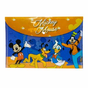 Sobre Porta Documento Diseño Mickey Con Broche REX PLASTICS A4