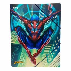 Folder Con Elástico Diseño Spiderman REX PLASTICS A4