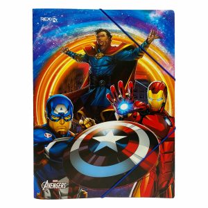 Folder Con Elástico Diseño Avengers REX PLASTICS A4