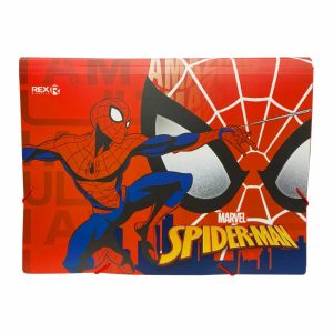 Archivador Acordeón 6 Compartimientos Spiderman REX PLASTICS A4