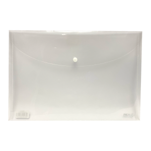 Sobre Porta Documento Transparente Con Broche Plástico REX PLASTICS A4