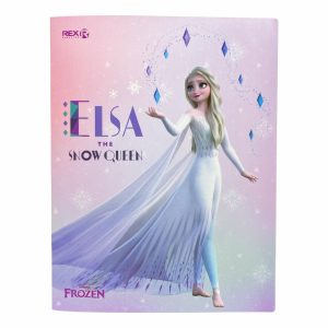 Carpeta Catálogo 10 Protectores Hojas Diseño Frozen REX PLASTICS A4