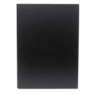 Carpeta 2 Argollas Bicolor Negro IDEAL A4
