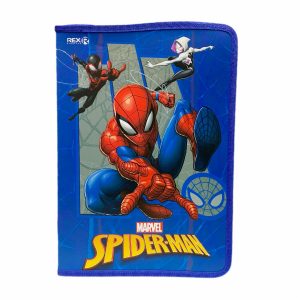 Carpeta Con Zipper Diseño Spiderman REX PLASTICS A4