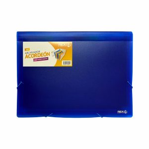 Archivador Acordeón 13 Compartimientos Rex Azul U. REX PLASTICS A4