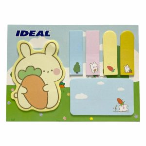 Set Notas Y Banderitas Animales Surtidos IDEAL 16x13