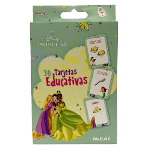 Tarjetas Didácticas Letras Números Colores Princesas IDEAL 9.5x13.5