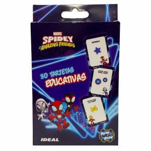 Tarjetas Didácticas Letras Números Colores Spidey IDEAL 9.5x13.5