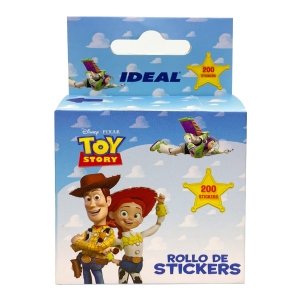 Rollo Stickers Toy Story 200 Unidades. IDEAL 10.3X20X18.9