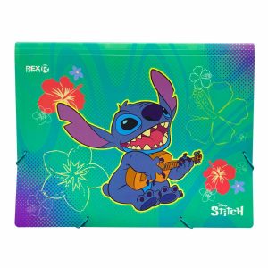 Archivador Acordeón 6 Compartimientos Stitch REX PLASTICS A4