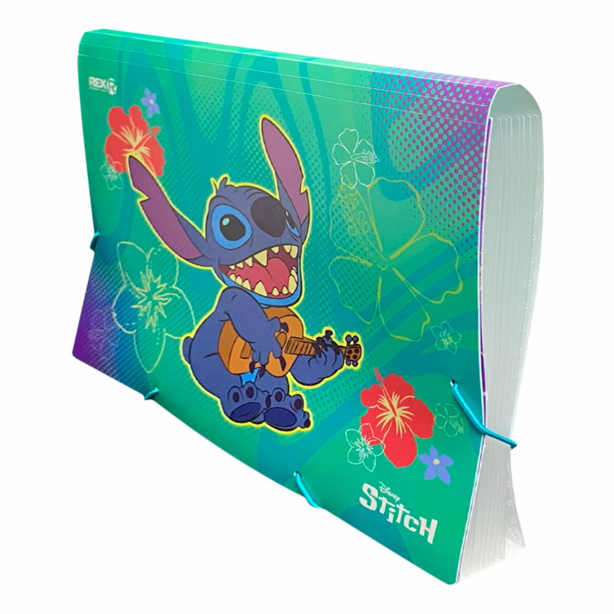 Archivador Acordeón 6 Compartimientos Stitch REX PLASTICS A4 - Image 2