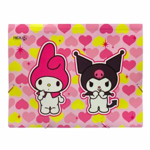 Archivador Acordeón 6C My Melody Y Kuromi 6 Compartimientos My Melody Y Kuromi REX PLASTICS A4