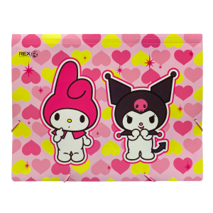 Archivador Acordeón 6C My Melody Y Kuromi 6 Compartimientos My Melody Y Kuromi REX PLASTICS A4