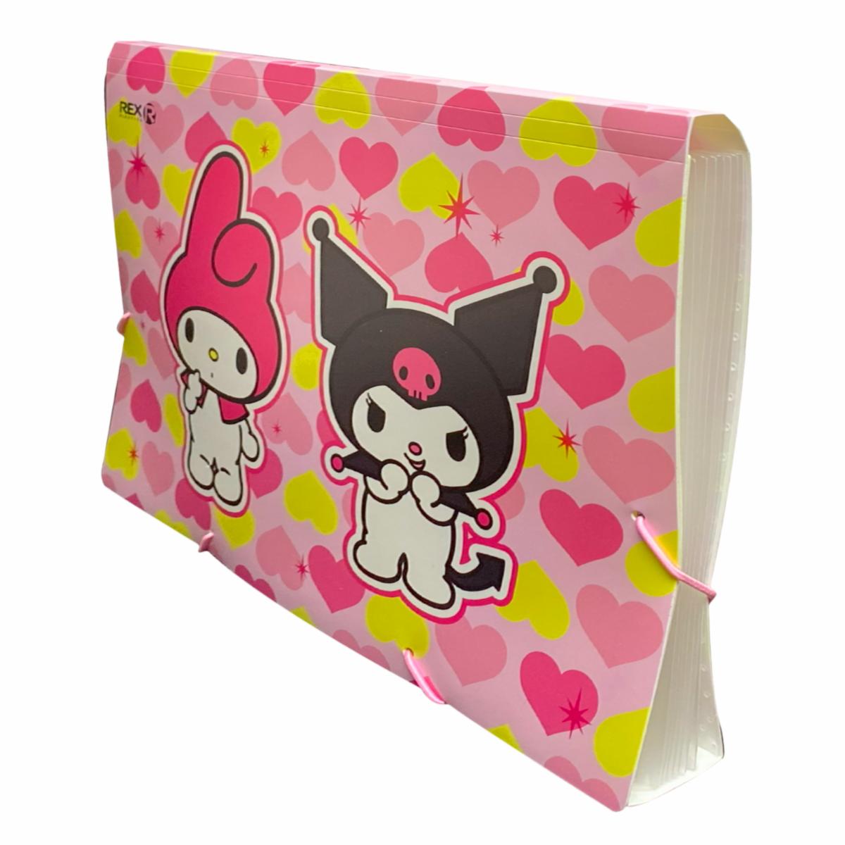 Archivador Acordeón 6C My Melody Y Kuromi 6 Compartimientos My Melody Y Kuromi REX PLASTICS A4 - Image 2