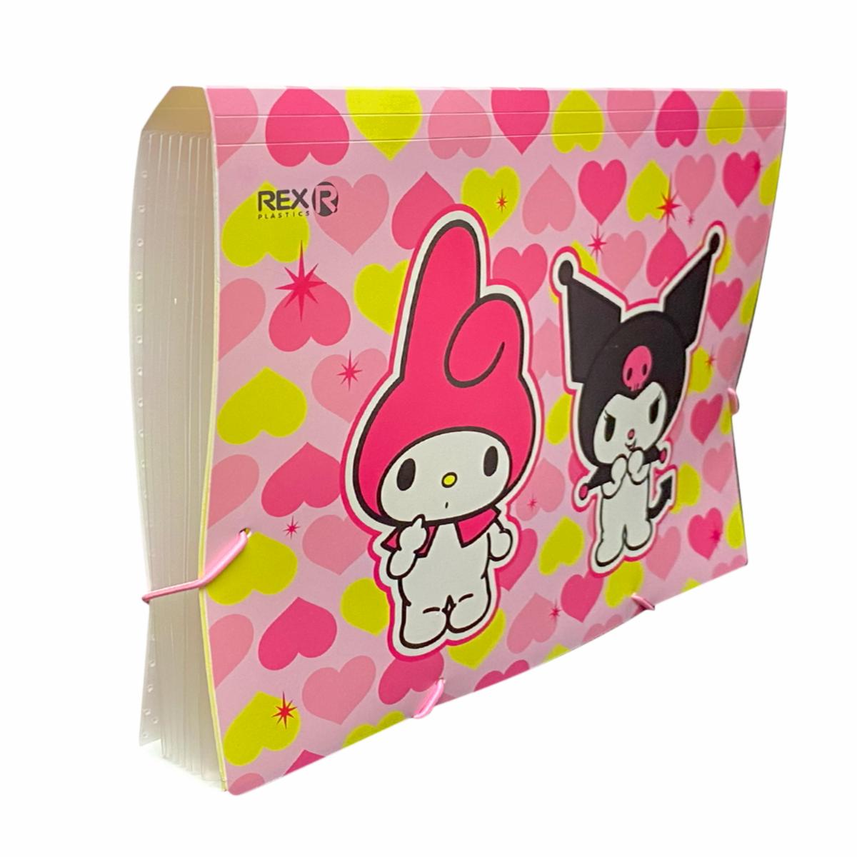 Archivador Acordeón 6C My Melody Y Kuromi 6 Compartimientos My Melody Y Kuromi REX PLASTICS A4 - Image 3