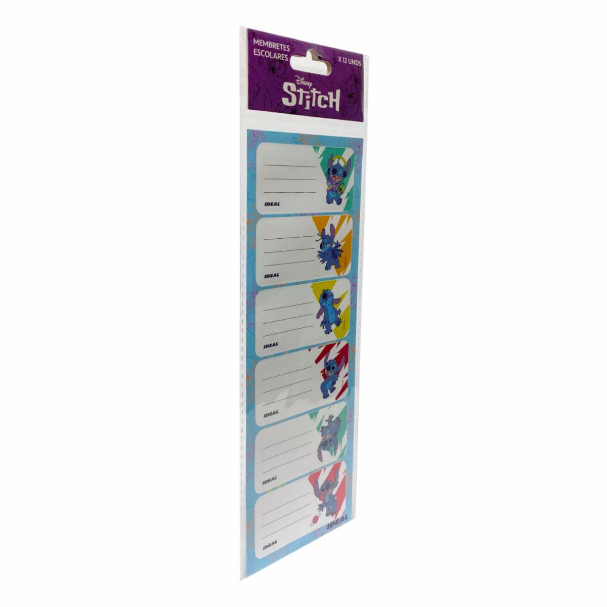 Membretes Escolares Diseño Stitch REX PLASTICS X 12 Uds 9X29 - Image 3