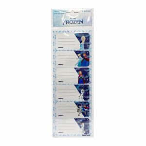 Membretes Escolares Diseño Frozen REX PLASTICS X 12 Uds 9X29