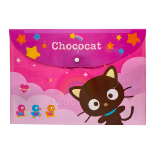 Sobre Porta Documento Diseño Chococat Con Broche REX PLASTICS A4