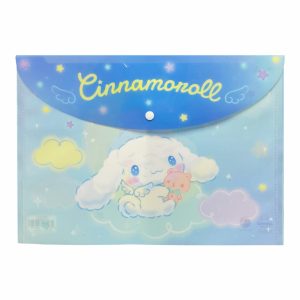 Sobre Porta Documento Diseño Cinnamoroll Con Broche REX PLASTICS A4