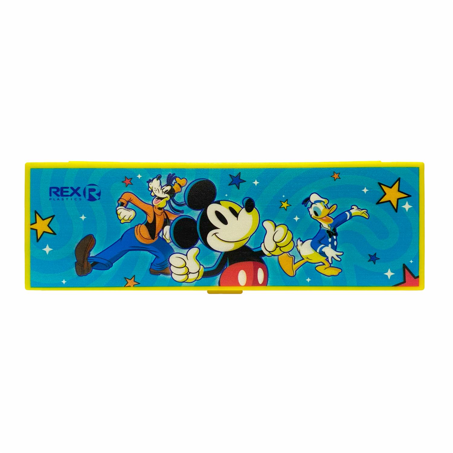 Cartuchera Plástica Mickey & Friends REX PLASTICS 19.5X6.5