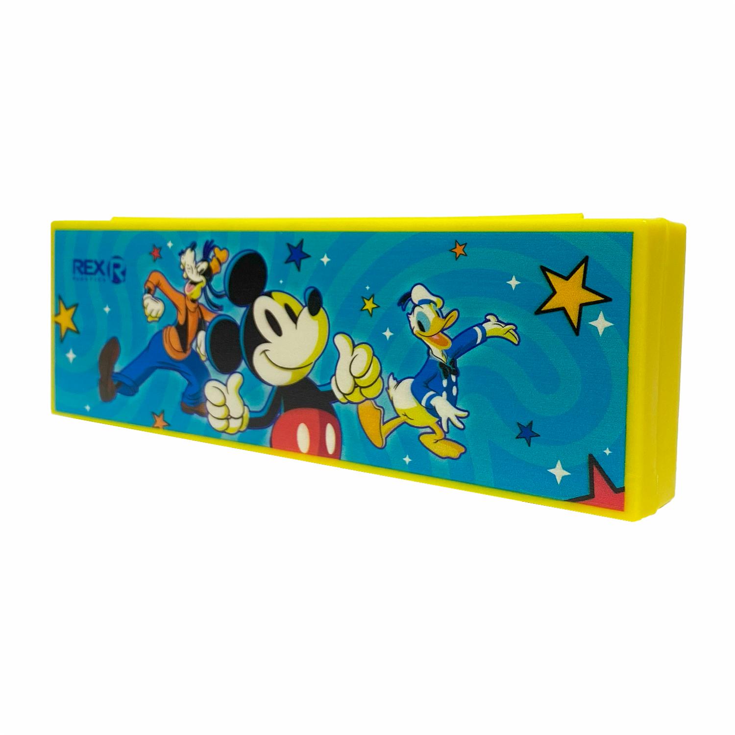 Cartuchera Plástica Mickey & Friends REX PLASTICS 19.5X6.5 - Image 2
