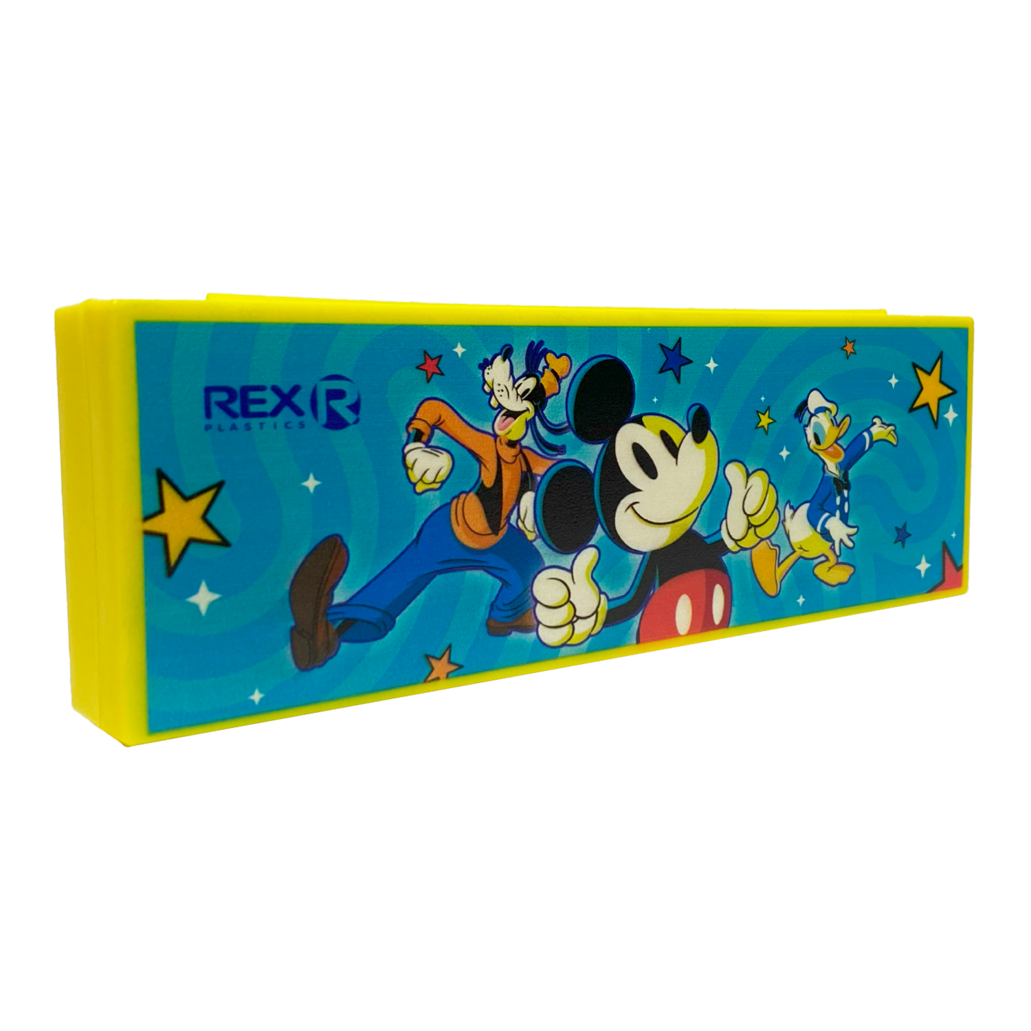 Cartuchera Plástica Mickey & Friends REX PLASTICS 19.5X6.5 - Image 3