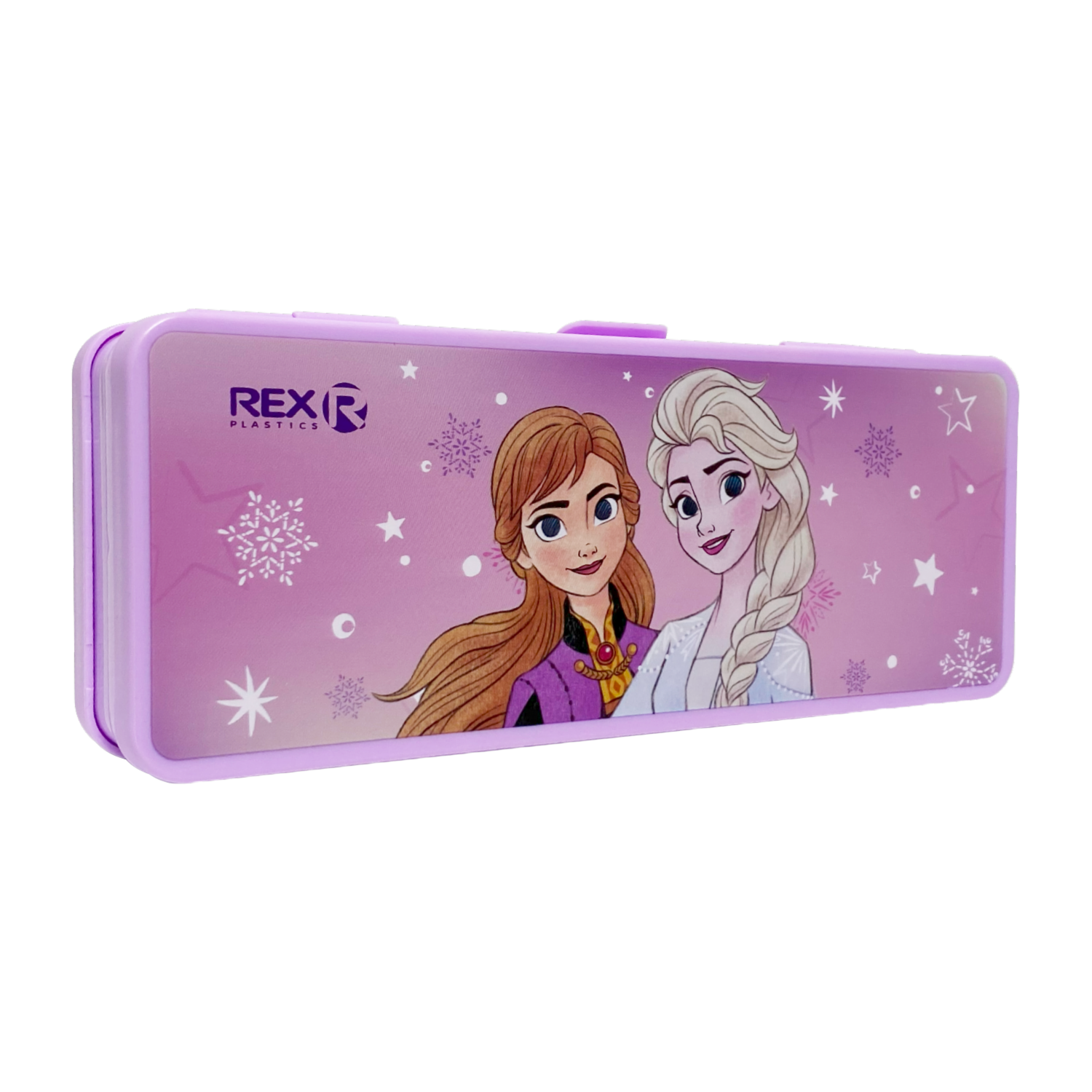 Cartuchera Plástica Doble Servicio Frozen REX PLASTICS 20.5x7.5 - Image 3