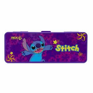 Cartuchera Plástica Doble Servicio Stitch REX PLASTICS 20.5x7.5