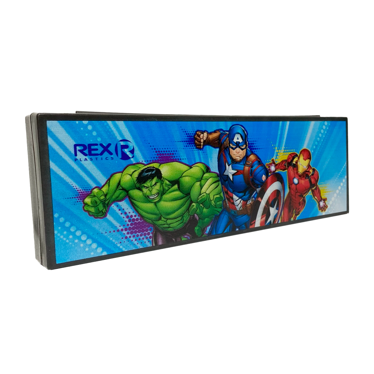 Cartuchera Plástica Pequeña Avengers REX PLASTICS 19.5X6.5 - Image 3