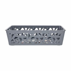 Canastilla Papiro Gris Oscuro CASA PICA Grande