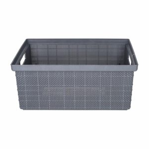 Canastilla Diseño Yute Color Gris CASA PICA Unidad