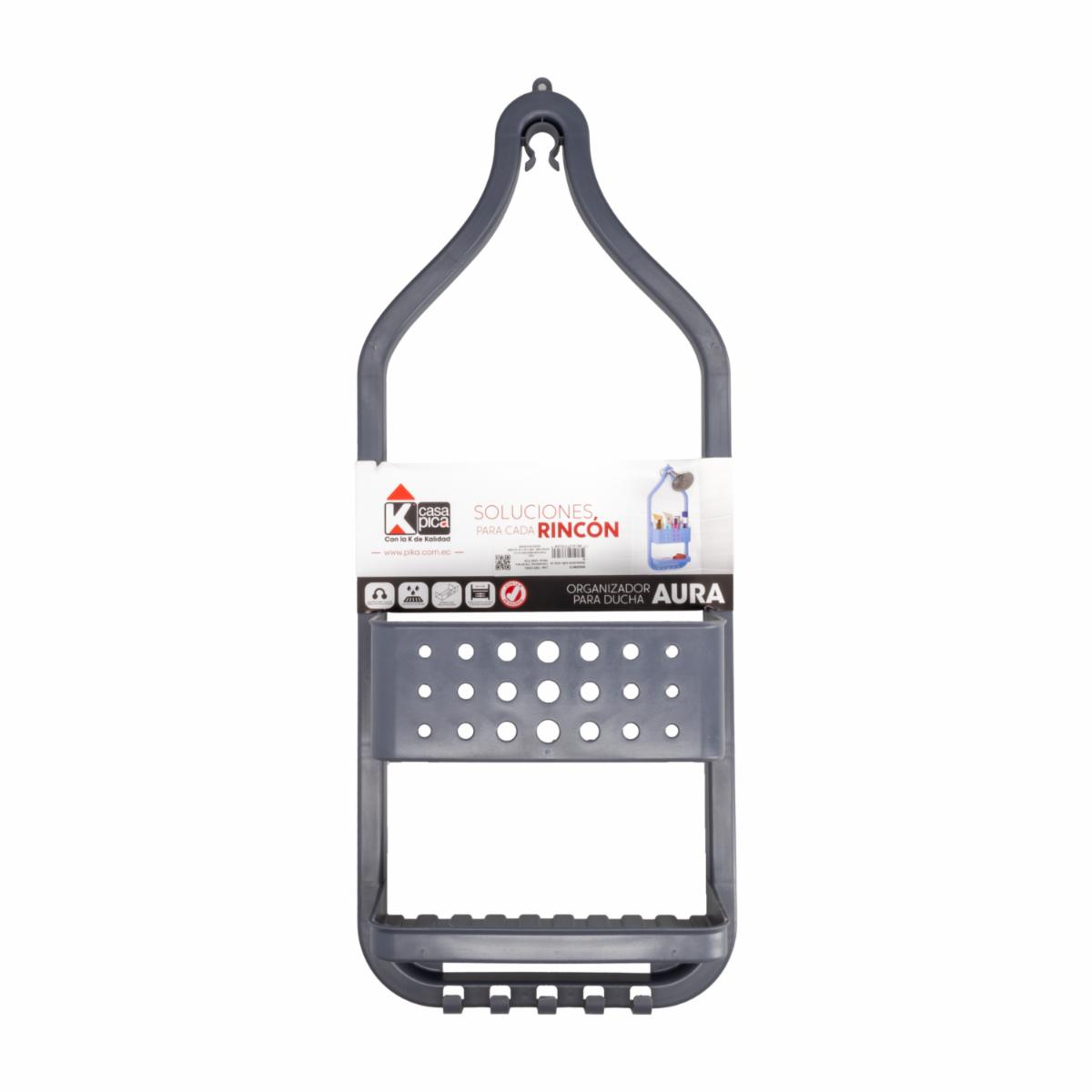 Organizador De Baño Diseño Aura Gris CASA PICA 68X27.3 Cm