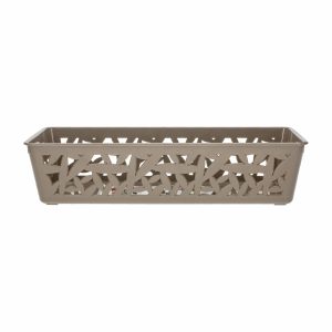 Canastilla Diseño Papiro Color Café CASA PICA Mediana