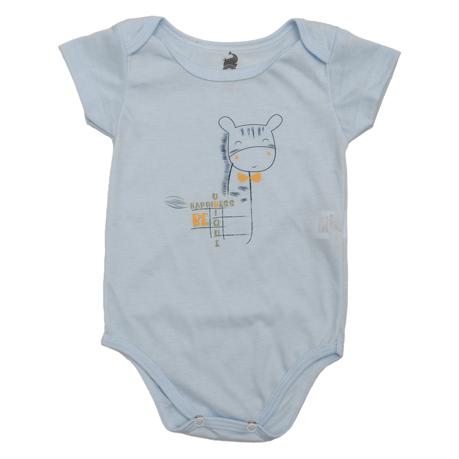 Body Manga Corta Cuello Redondo Pechera Estampada EDWINÝS JR.