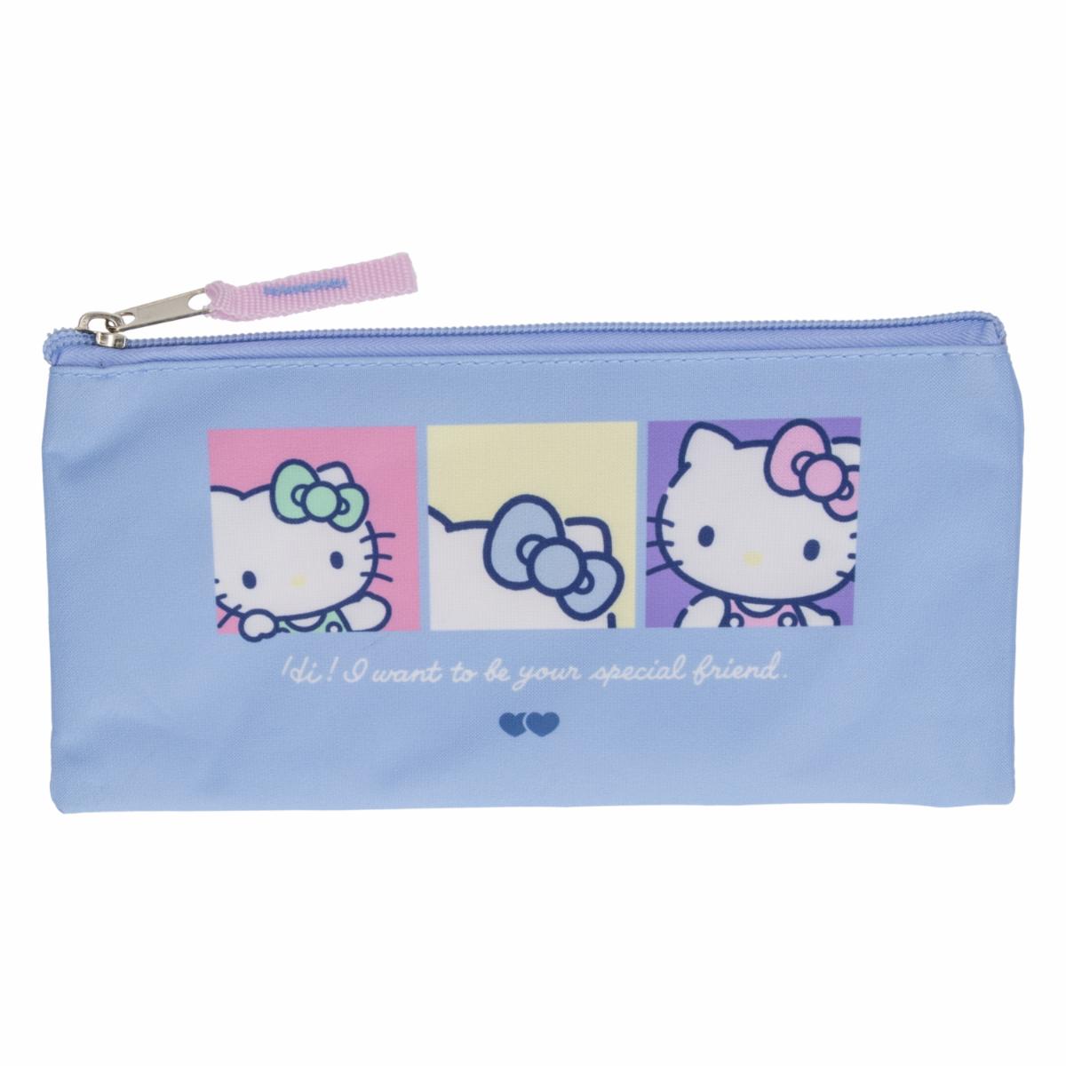 Lapicera Diseño Hello Kitty Celeste MOZIONI 20X14X1 Cm