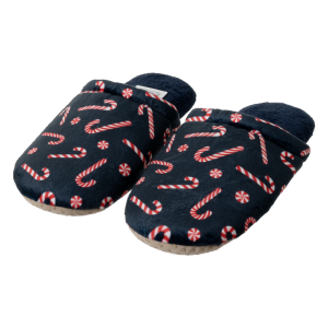 Pantuflas Navideñas Diseño Bastón CM ORIGINAL