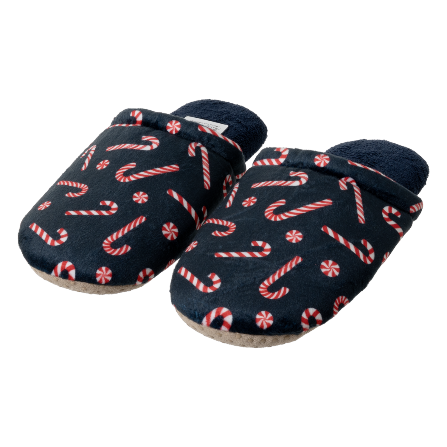 Pantuflas Navideñas Diseño Bastón CM ORIGINAL