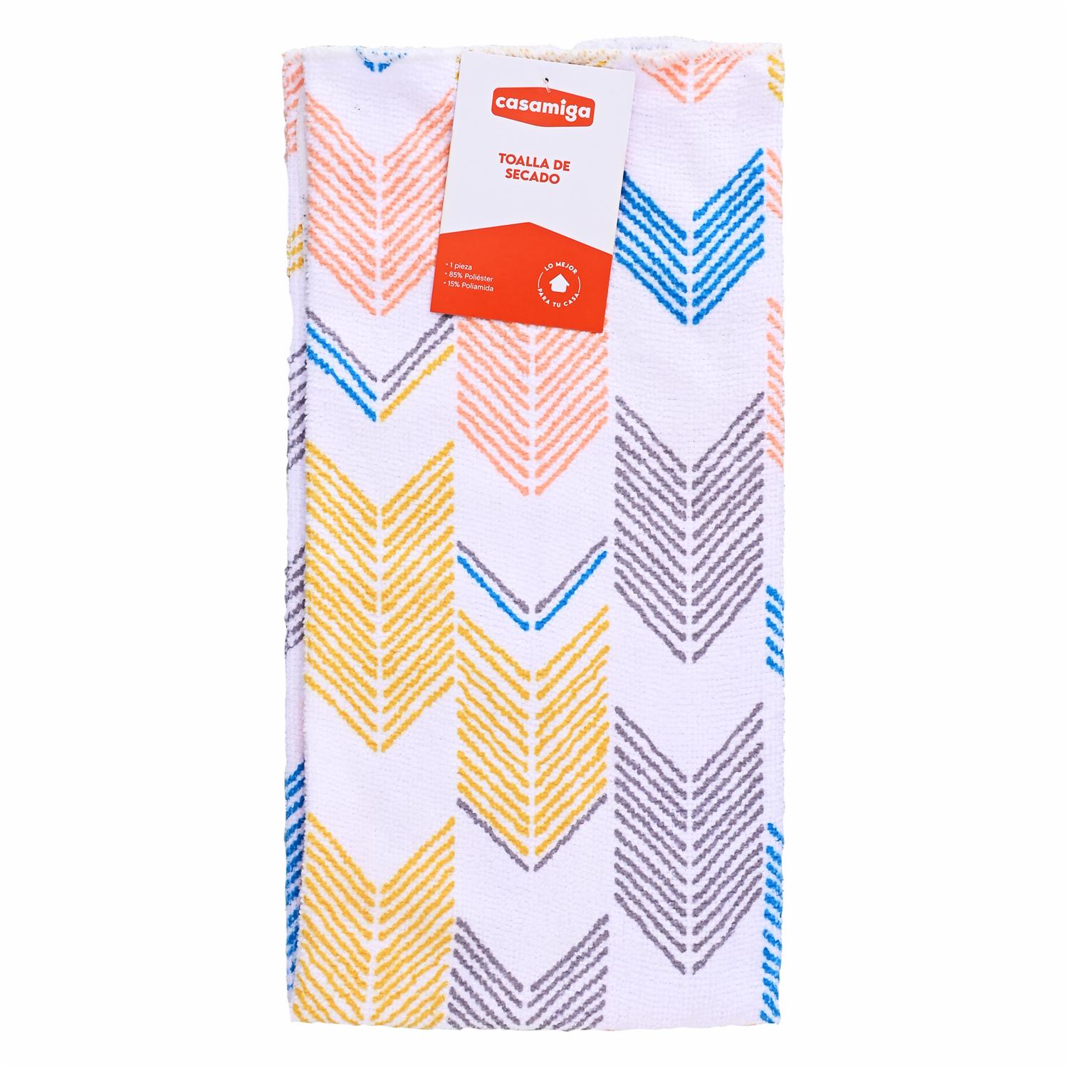 Toalla De Cocina Diseño Geométrico CASAMIGA 70 X 50 Cm