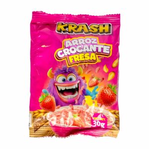 Cereal Crocante Sabor A Fresa KRASH 30 G