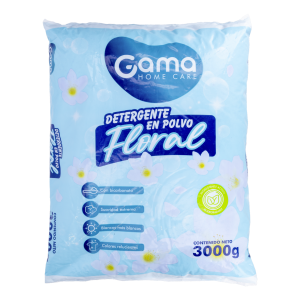 Detergente En Polvo Fragancia Floral GAMA 3 000 G