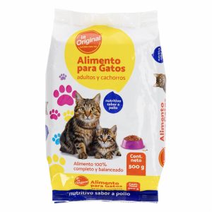 Alimento Para Gatos Cachorros Y Adultos Sabor A Pollo LA ORIGINAL 500 G