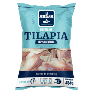 Filetes De Tilapia 100% Naturales EL ARTESANAL 454 G