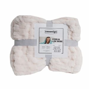 Cobija Para Bebe Panal Beige CASAMIGA 110X75CM