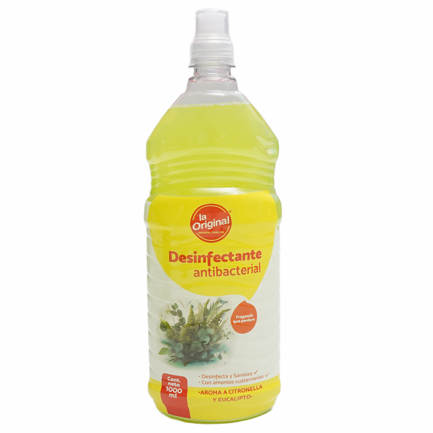 Limpiador Desinfectante Antibacterial Aroma A Citronella Y Eucalipto LA ORIGINAL 1000 Ml
