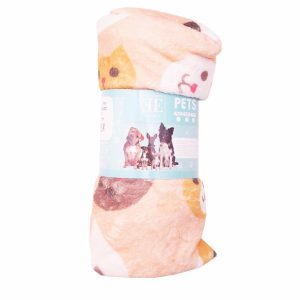 Cobija Mascota Amarillagato Print CASAMIGA 90 Cm x 75 Cm