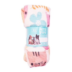 Cobija Mascota Rosa Gato Print CASAMIGA 90 Cm x 75 Cm