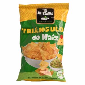 Bocaditos De Tortilla De Maíz Triángulos EL ARTESANAL 50 G